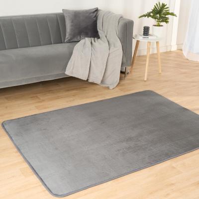 The Range Microplush Soft Rug - Charcoal / 80cm