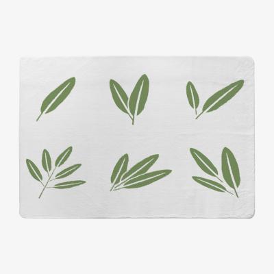 The Range Herbs Designer Rug - Green / 200cm