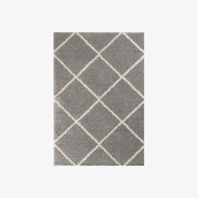 The Range Myshaggy Collection Rugs Diamond Design in Grey  383 GI - Grey / 10.44kg / 200cm / 200X290 cm