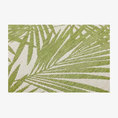 The Range Palm Indoor Outdoor Rug - Green