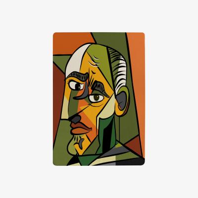 The Range Frowning Man Closeup Designer Rug - Orange / 200cm