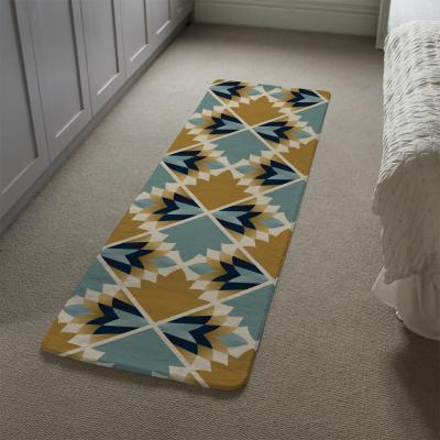 The Range Cleopatra Fan Ethnic Pattern Runner Rug - Brown