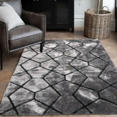 The Range Grey Washable, Anti Slip and Non Shedding Multi Purpose Shaggy Rug - Smart - Grey / 6kg