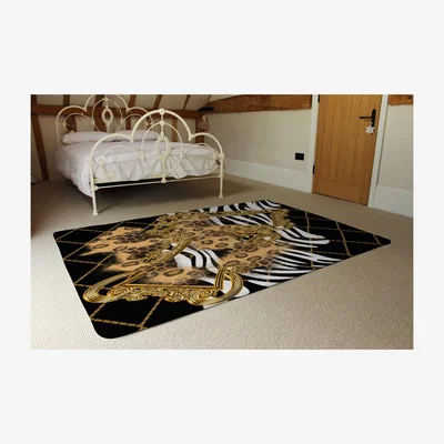The Range Zebra  Baroque Rug - Gold / 230cm