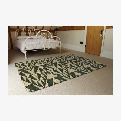 The Range Geo Pattern Rug - Green / 230cm