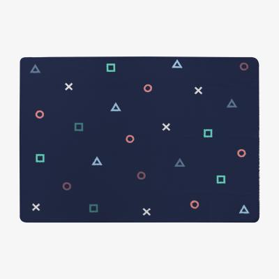 The Range Hipster Pattern Rug - Blue / 110cm