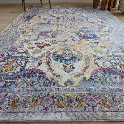 The Range Colourful Traditional Oriental Rug - Capella - Blue / 220cm