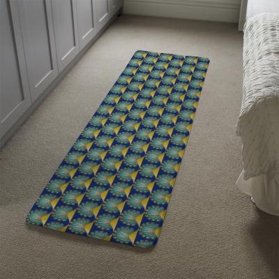 The Range Egyptian Style Motif Runner Rug - Green