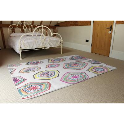 The Range Hand Painted Multicolor Watercolor Rug - Pink / 230cm