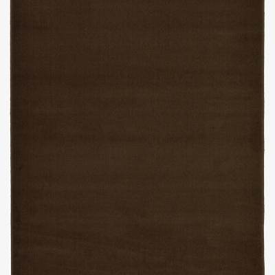 The Range Maestro Collection Solid Design Rug in Brown - Brown / 80cm