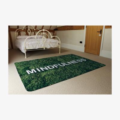 The Range Wellness Mindfulness Designer Rug - Green / 230cm