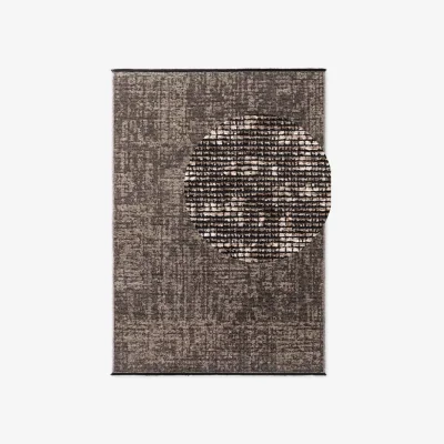 The Range Brilliance Short Pile Prisma Polyester Abstract Rug - Beige / 200 x 290cm - Beige / 160.0cm