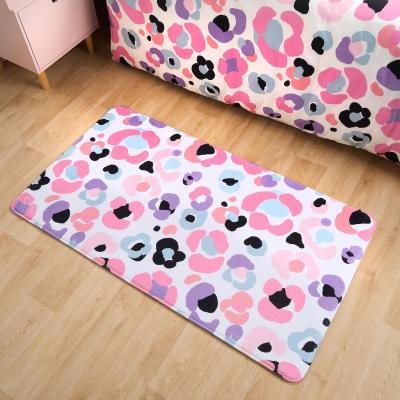 The Range Leopard Soft Floor Rug - Pink