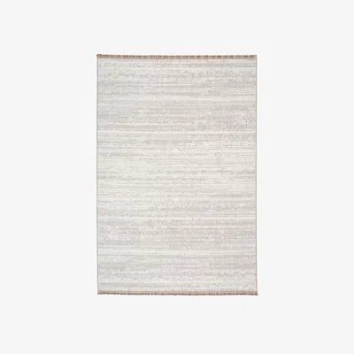 The Range Brown Loop Pile Fringed Rug - Neutral / 170cm