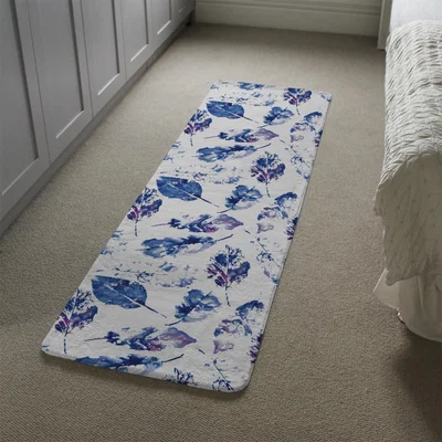 The Range Autumn Leaves Runner Rug - Blue