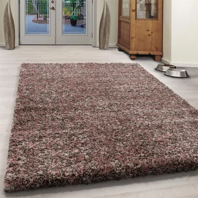 The Range Enjoy Mottled Shaggy Rug - Rose / 170cm