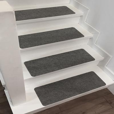 The Range 14 Piece Set Tread Rugs for Stair - Dark Grey