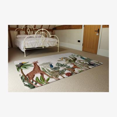 The Range Tropical Animals Rug - Brown / 230cm
