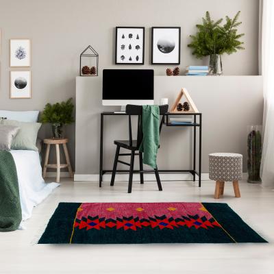 The Range Diamonds  tribal floral rug - Pink
