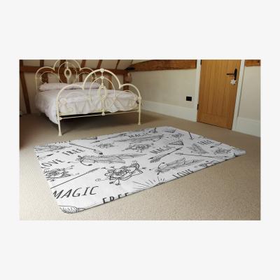 The Range Tribal Feathers Arrows And Diamonds Rug - Black / 230cm