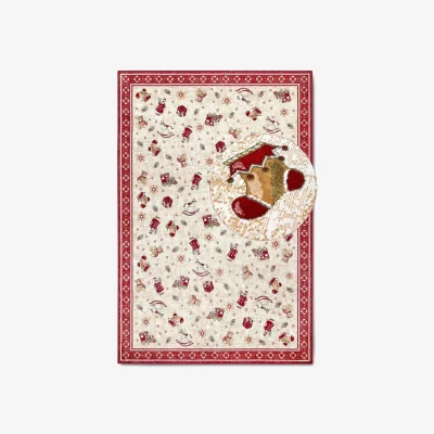 The Range Villeroy & Boch Toys Delight Design Nostalgic Shine Round Rug Ø 150 cm Red - Red / 150cm