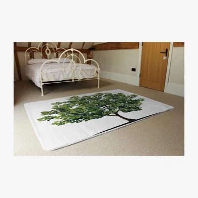 The Range Tree Designer Rug - Green / 230cm