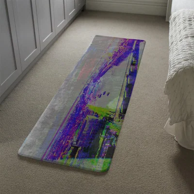 The Range London Eye View  Runner Rug - Blue