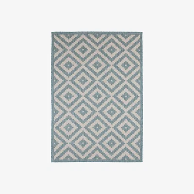The Range Ecology Collection Outdoor Rugs in Aqua  100AQ - Aqua / 160cm