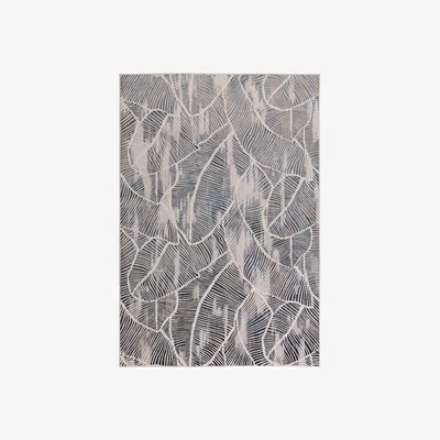 The Range Inky Leaf Rug - 120cm