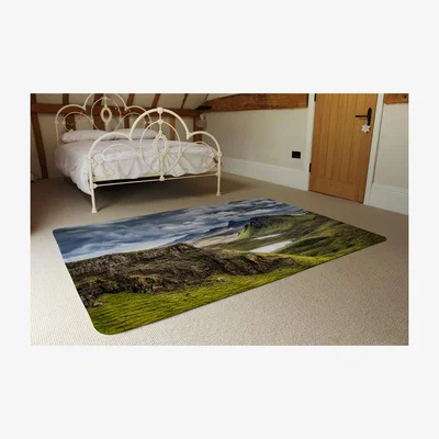 The Range Highland,Scotland Designer Rug - Blue / 230cm