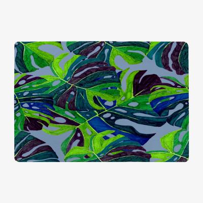 The Range Hand Drawn Exotic Plants Designer Rug - Green / 150cm