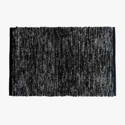 The Range Melange Shimmer Rug - Black