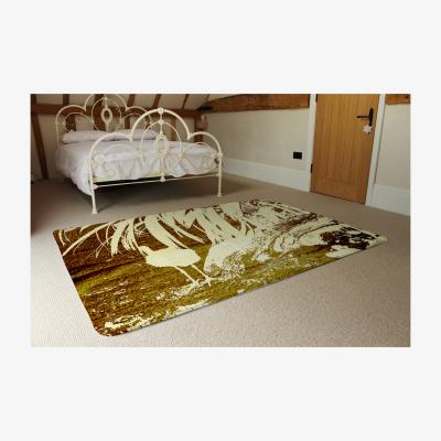The Range Pretty Bird Rug - Gold / 230cm