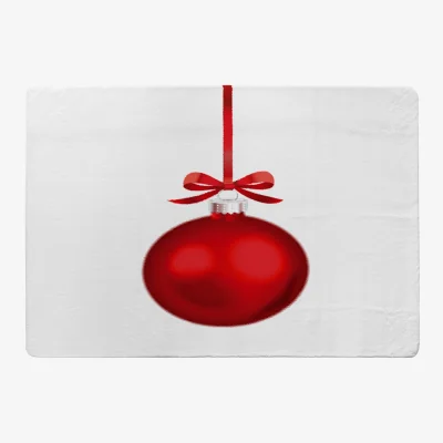 The Range Christmas Ornament Style Rug - red / 150cm
