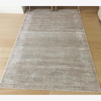 The Range Beige Soft Shaggy Abstract Living Room Rugs - Transitional - Neutral / 3kg / 66cm