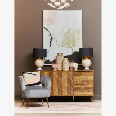 The Range Bosie Morvi Large Pink Rug - Pink