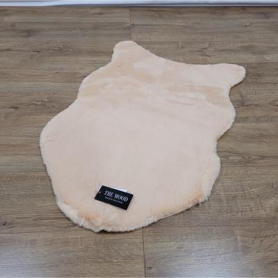 The Range Faux Rabbit Fur Rug - Blush