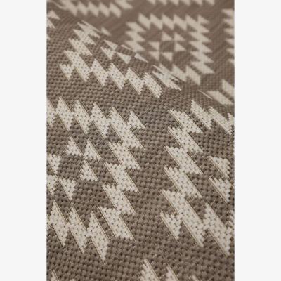 The Range Natural Eye Catching Geometric Hard Wearing Indoor  Outdoor Rug- Corfu - Natural / 160/230 / 160cm