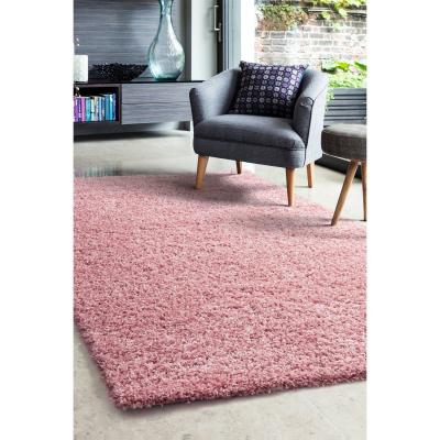 The Range Super Soft Venus Shaggy Blush Area Rug - Blush Pink / 140x200cm