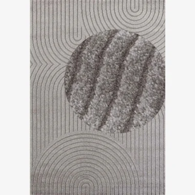 The Range Hanse Home Panglao Soft Short Pile Polyester Geometric Rug Grey - Grey / 230.0cm