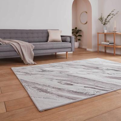 The Range Cream and Beige Calming Abstract Rug - Beige Cream / 160cm