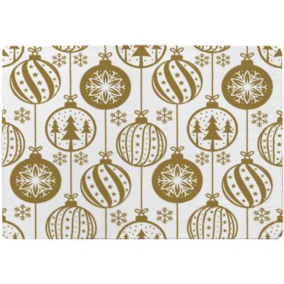 The Range Christmas Baubles Style Rug - blue / 230cm