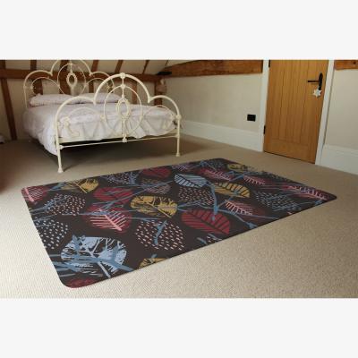 The Range Prints Of Autumn Leaves Rug - Brown / 230cm