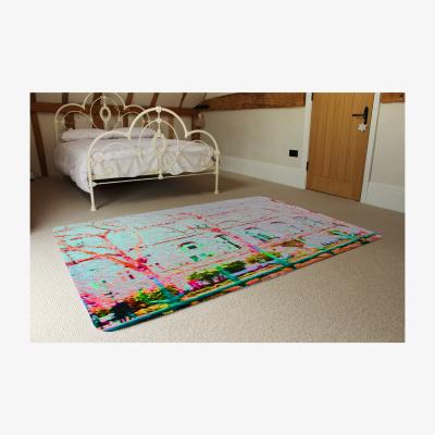 The Range Red Tree In London  Rug - Green / 230cm