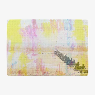 The Range Colourful Beach Rug - Yellow / 150cm