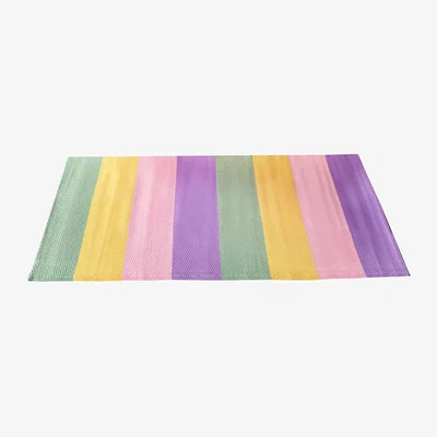 The Range Rainbow Waterproof Outdoor Rug - Yellow