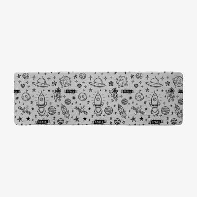 The Range Doodle Space Runner Rug - Black