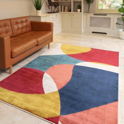 The Range Multicoloured Retro Living Room Rug - Bergen - Multi
