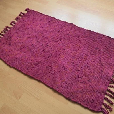 The Range Handloom Red Rag Rug