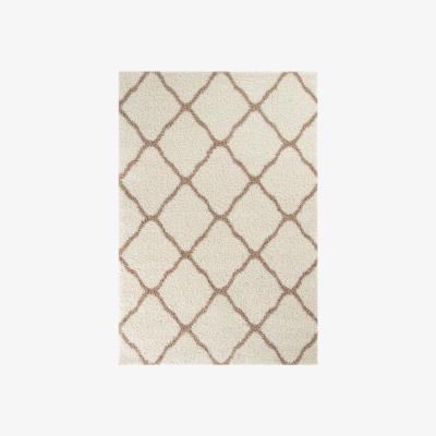 The Range Myshaggy Collection Rugs Moroccan Design in Ivory Beige  385 IB - Brown / 10.44kg / 200cm / 200X290 cm